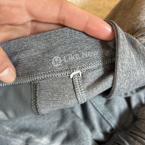 Lululemon Women Jet Set Crop Slim Fit Pull On Athletic Pants Heather Gray SZ 6 - Picture 5 of 7